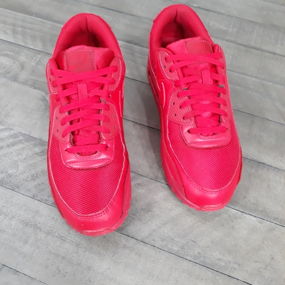 Nike Air Max 90 University Red Sneakers Sz 12 - Picture 3 of 5